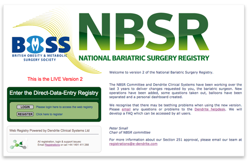 National Bariatric Surgical Registry Version 2