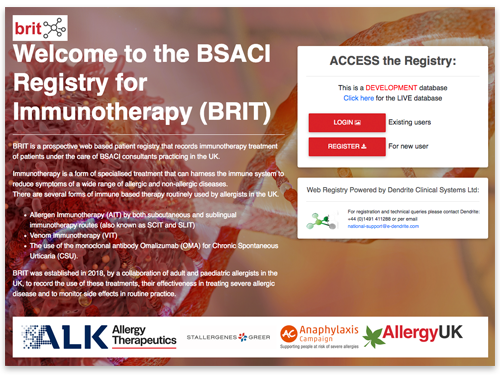 BRIT immunotherapy registry