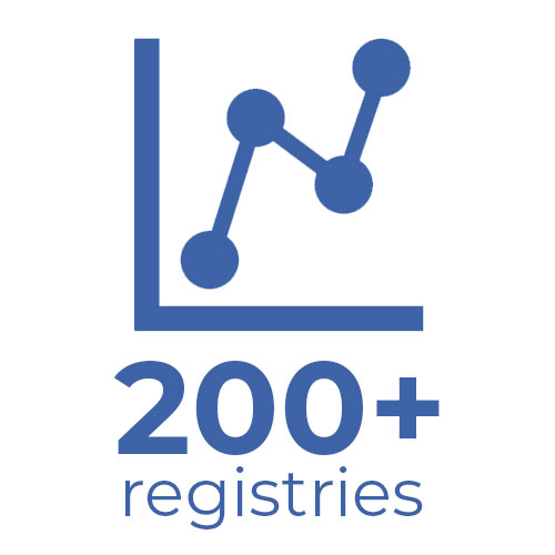 Over 200 Registries