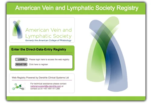 Dendrite and AVLS launch of the American Vein and Lymphatic Society Registry