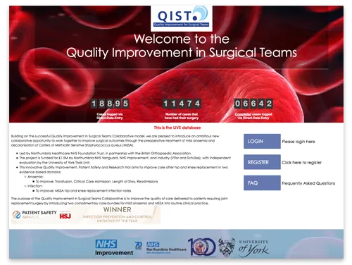 QIST study seeks to improve outcomes after hip and knee replacement